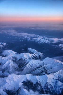 Sunset over the Rockies