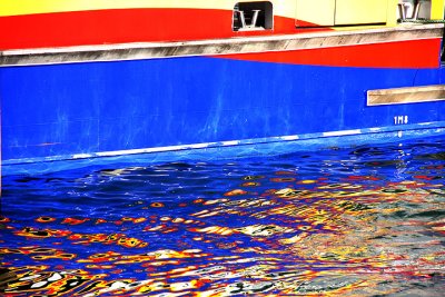 Boat reflections