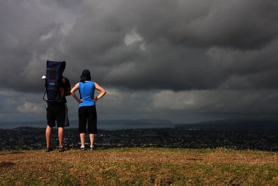 Watching the storm