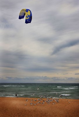 Wind parachuting