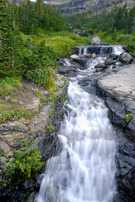Lower Cascade on McDonald Lake
