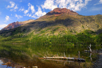 Along the Shoreline of Two Medicine Lake