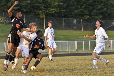 PHS SOCCER VS NORTH POINT 9/09