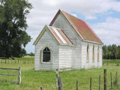 Abandoned old church in Northland NZ