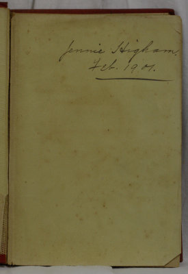 Front page inscription for 8168