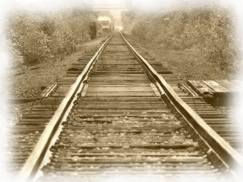 Train Tracks from Gilberton to the Coal Breaker