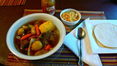 Caldo de Res - The Finished Product