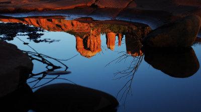 Cathedral Rock-reflection-Sedona