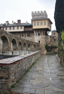 paved road-Stavroniketa Monastery