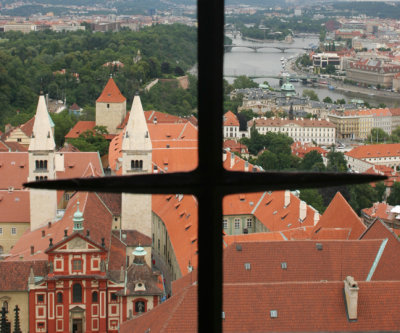 Prague thru window