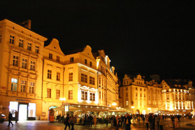 street at night-Prague