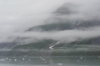 low clouds-Glacier Bay