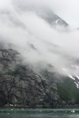 fog and ice-Glacier Bay