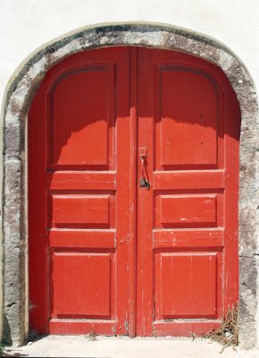 orange door