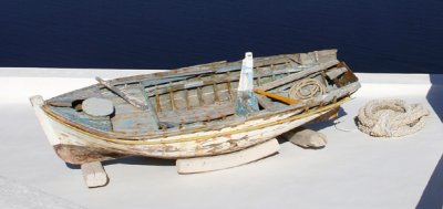 boat on the roof