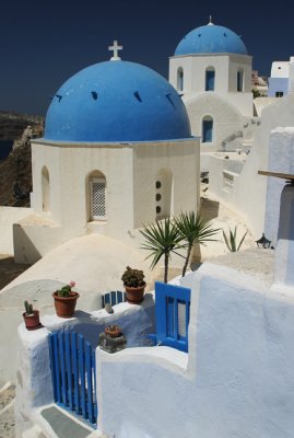 two churches-Oia