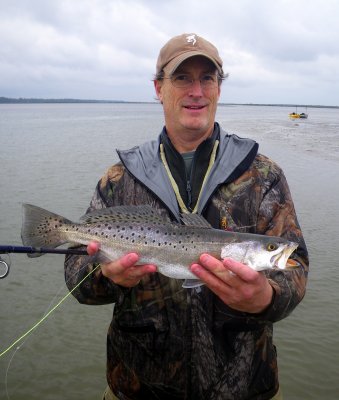 Bud with a 23 February Spotted Sea Trout