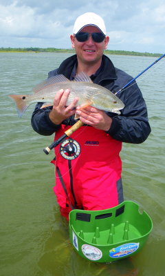 Nick with a Flats Redfish