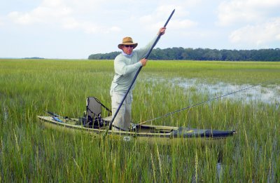 Scott Poling the Flats