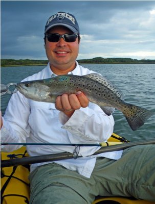 Don with his 1st Spotted Sea Trout