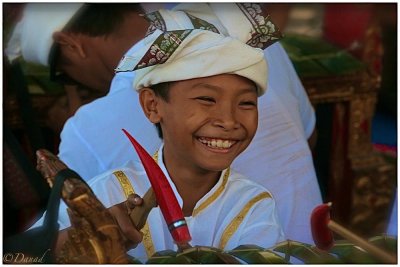 The young Gamelan player.