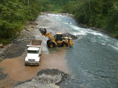 Peas Blancas River Construction I