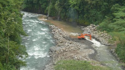 Peas Blancas River Construction II
