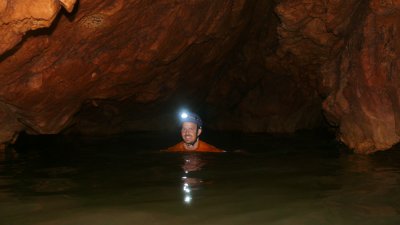 Swimming in Subterranean River