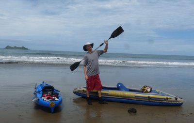 Gringo & his Inflatable Kayak