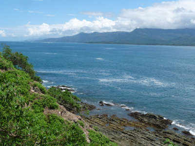 View of Costa Rica from Ballena Island