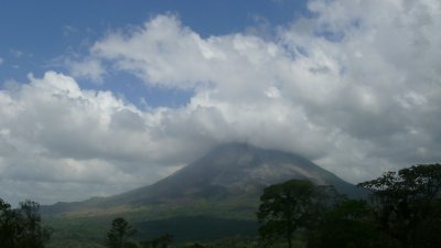 Arenal  Gilded in Blue & White