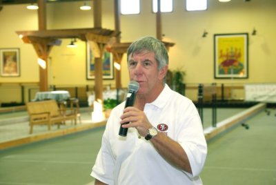 Tom Albanese, proprietor of Campo di Bocce, Livermore