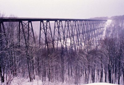 Kinzua Bridge w/snow.