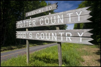 God's Country Route 44, Potter-Lycoming County Line