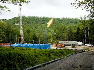 Marcellus Gas Well Drilling Site