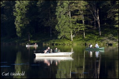 Idyllic evening on Lyman Lake