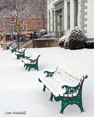 Courthouse benches