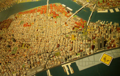 Tribeca in the Panorama at Queens Museum of Art
