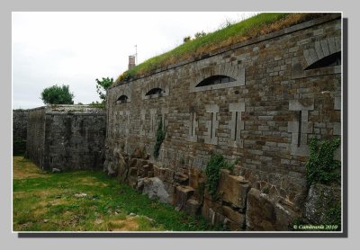 Mur d'enceinte et douve