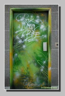 Tagged door