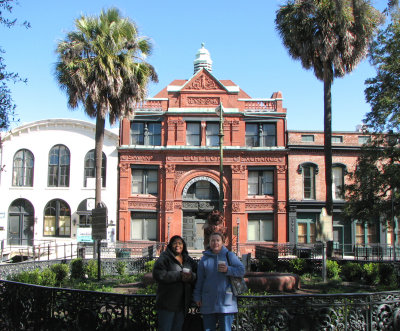 Margaret and Latricia at Cotton Exchange.jpg