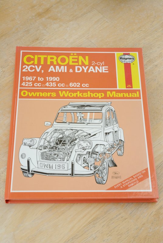 Haynes 1967 – 1990 Citroen 2CV, Ami & Dyane Owners Workshop Manual No 196