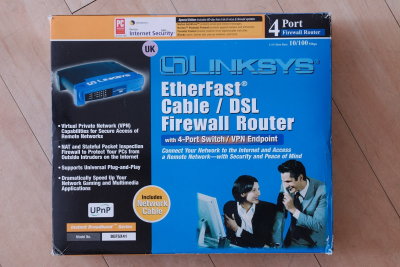 Linksys BEFSX41 EtherFast Cable/DSL Firewall Router with 4-Port Switch/VPN Endpoint