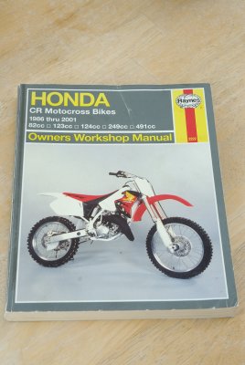 Haynes 1986  2001 Honda CR 85/125/250/500 Owners Workshop Manual No 2222