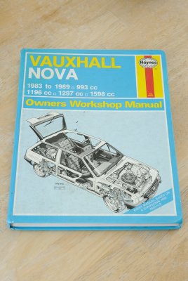 Haynes 1983  1989 Vauxhall Nova 1200/1300/1600 Owners Workshop Manual No 909