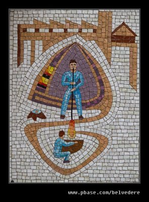 Glass Blower Mosaic, Murano