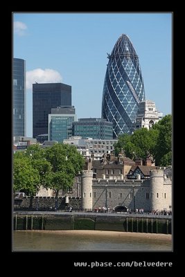 Tower of London & The Gherkin, London