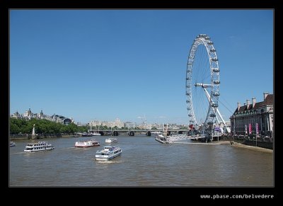 River Thames & London Eye, London