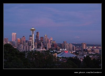 Twilight over Downtown #1, Seattle