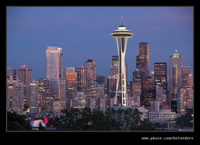 Twilight over Downtown #4, Seattle